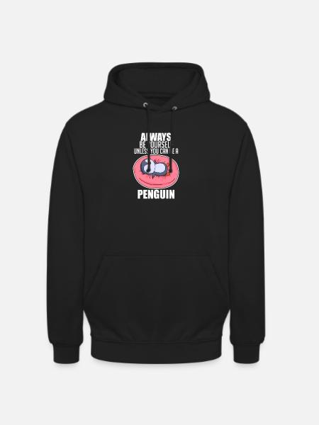 Pinguin Pinguine - Unisex Hoodie - Schwarz