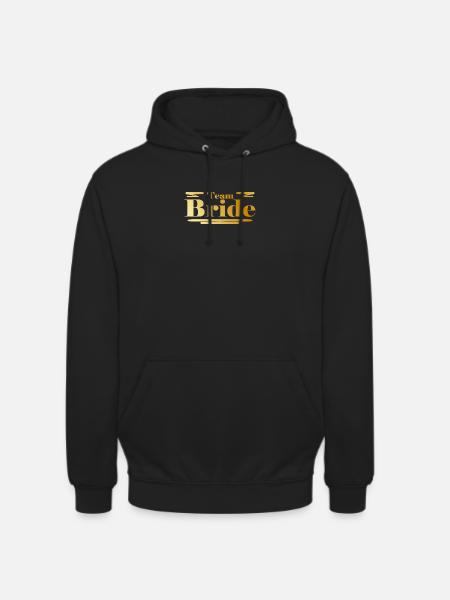 Team Bride Gold - Unisex Hoodie - black