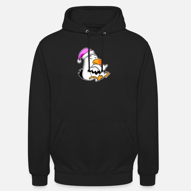 Albatros Möwe Vogel - Unisex Hoodie - Schwarz