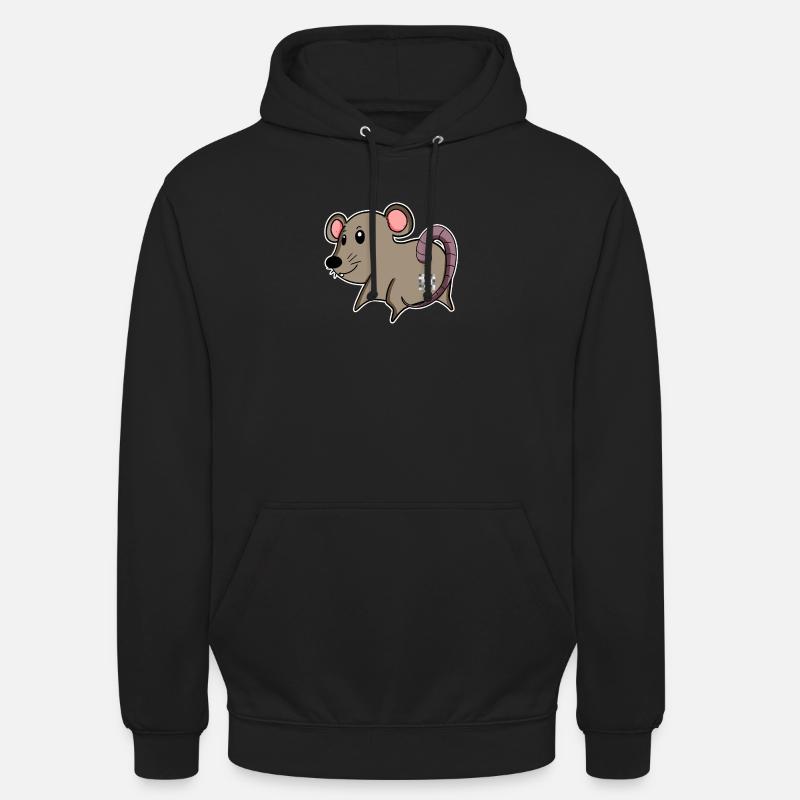 Mouse Ass - Mouse Butt - Sweat-shirt à capuche unisexe - noir