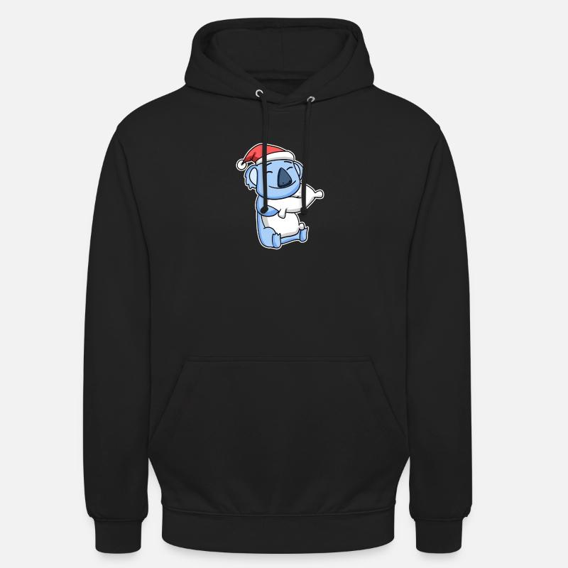 Koala Noël Sommeil Sommeil Sommeil - Sweat-shirt à capuche unisexe - noir