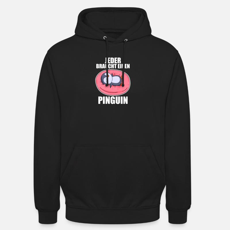 Pinguin Pinguine - Unisex Hoodie - Schwarz