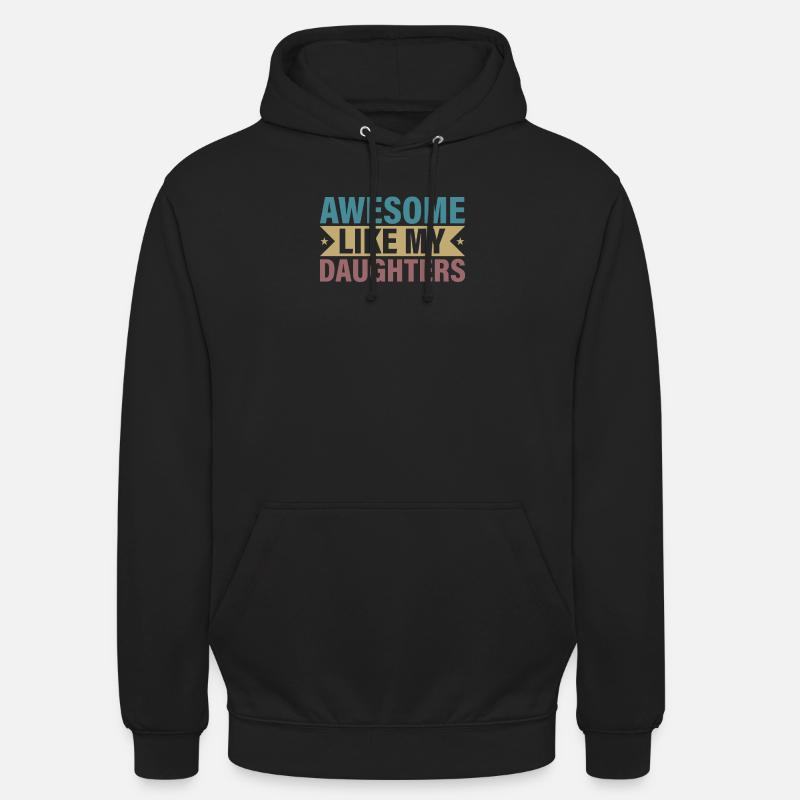Weibliche Eltern-Pride-Botschaft - Unisex Hoodie - Schwarz