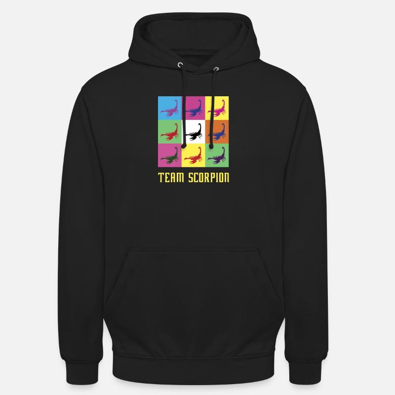 L'équipe Scorpio - Sweat-shirt à capuche unisexe - noir