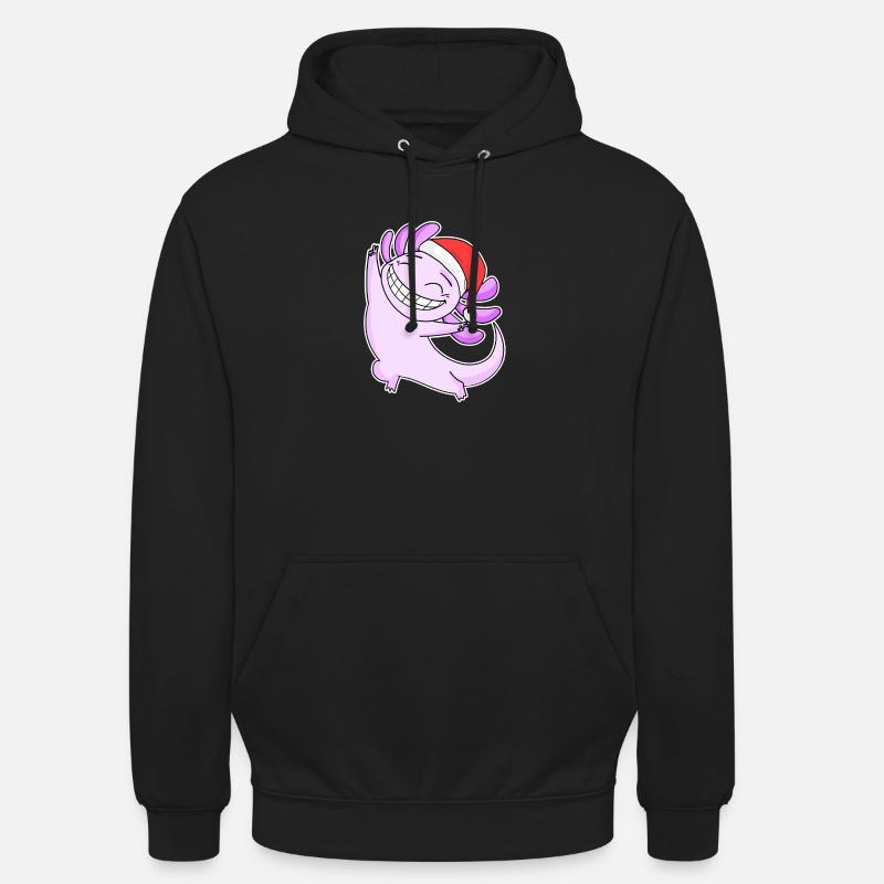Axolotl Noël - Sweat-shirt à capuche unisexe - noir