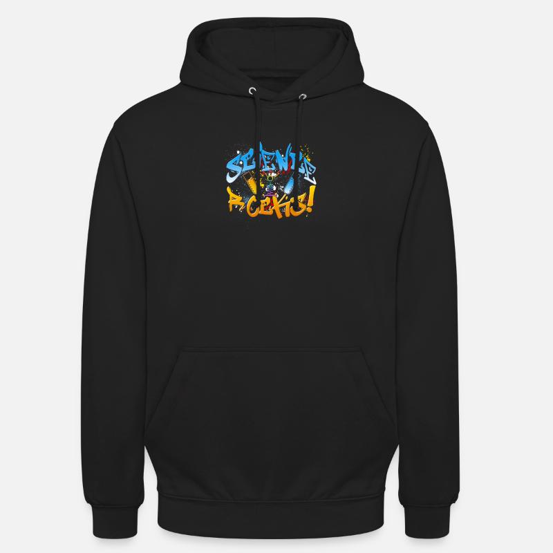 La science est géniale - Sweat-shirt à capuche unisexe - noir