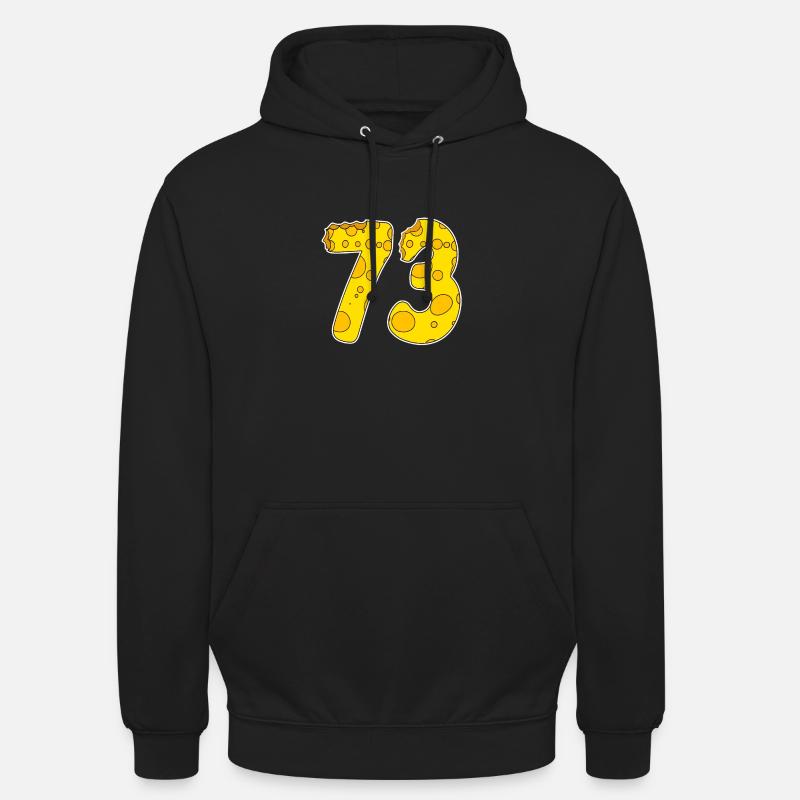 73 ans de Lustig Käse - Sweat-shirt à capuche unisexe - noir
