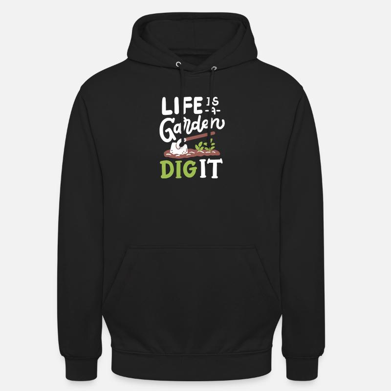 Garten Gartenarbeit - Unisex Hoodie - Schwarz