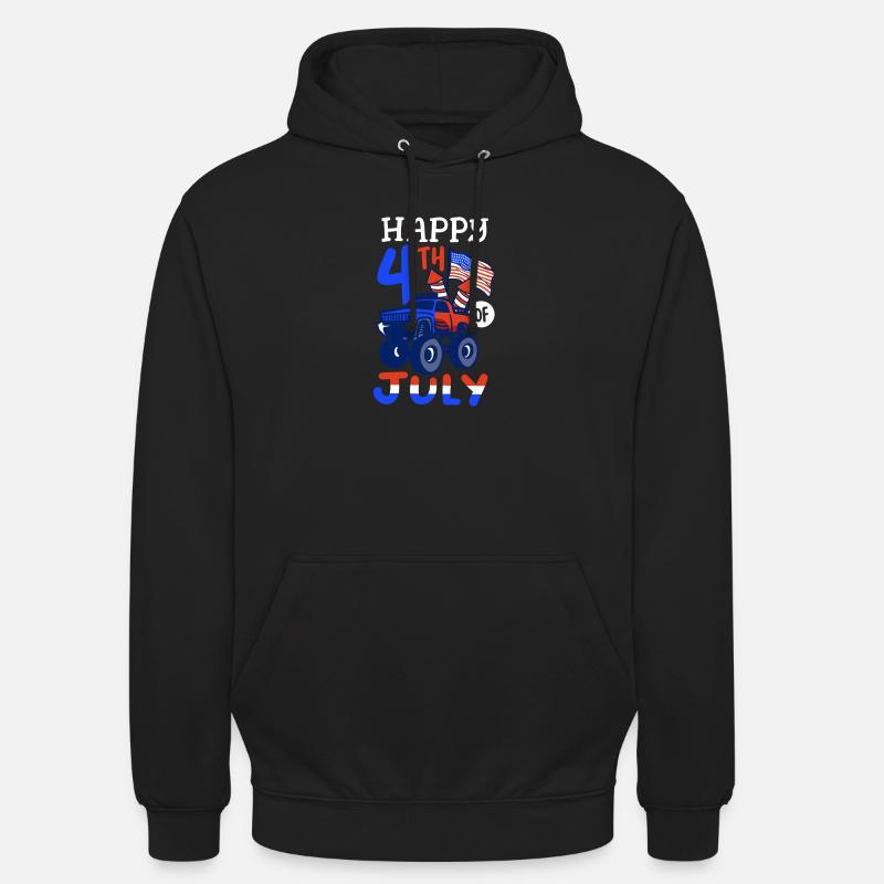 Fröhlichen 4. Juli - Unisex Hoodie - Schwarz