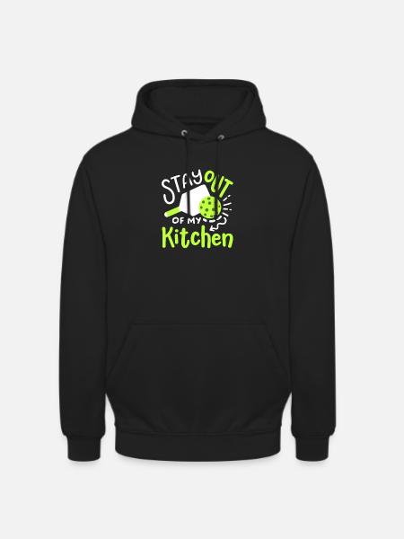 Pickleball-Spieler - Unisex Hoodie - Schwarz