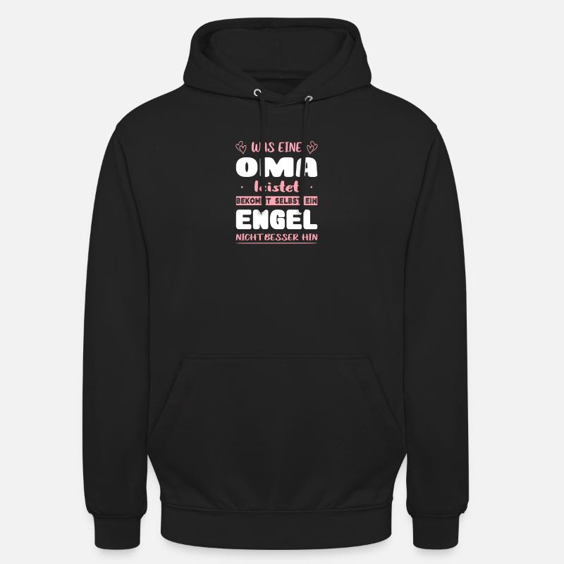 Oma Geschenke Weihnachtsgeschenke Großmutter - Unisex Hoodie - Schwarz