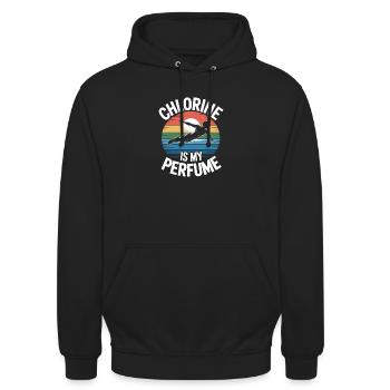 Diving diving board - Unisex Hoodie - black - Front - Alina (178cm) & Michal (187cm)