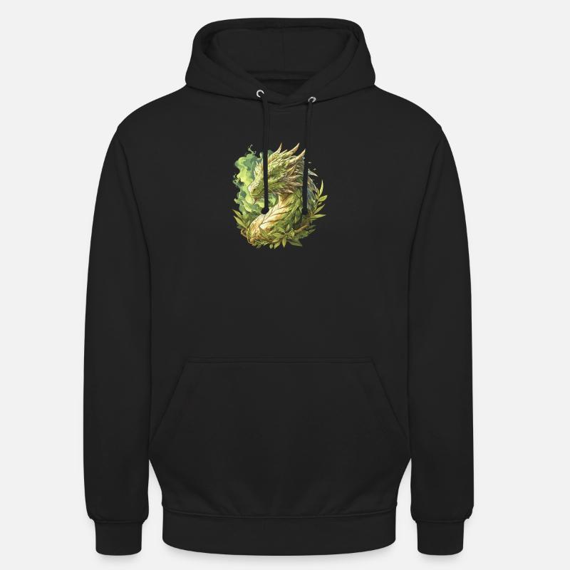 Drachen Drache - Unisex Hoodie - Schwarz