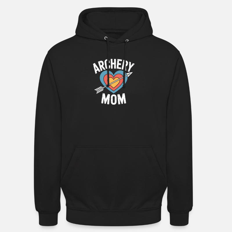 Bogenschießen Spruch Mutter Bogenschießen Geschenk - Unisex Hoodie - Schwarz