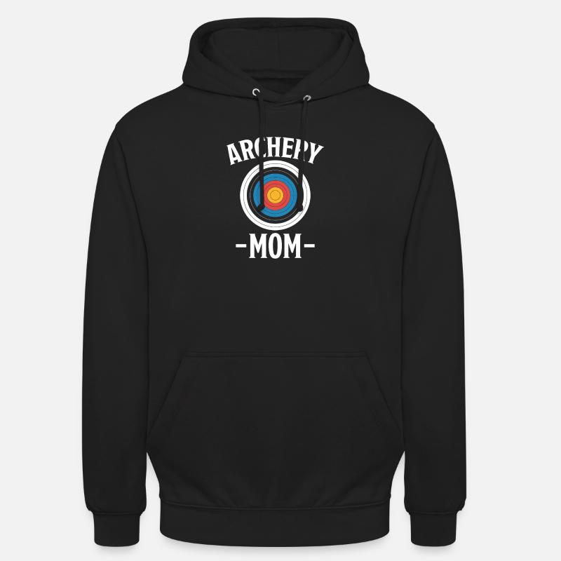Bogenschießen Spruch Mutter Bogenschießen Geschenk - Unisex Hoodie - Schwarz