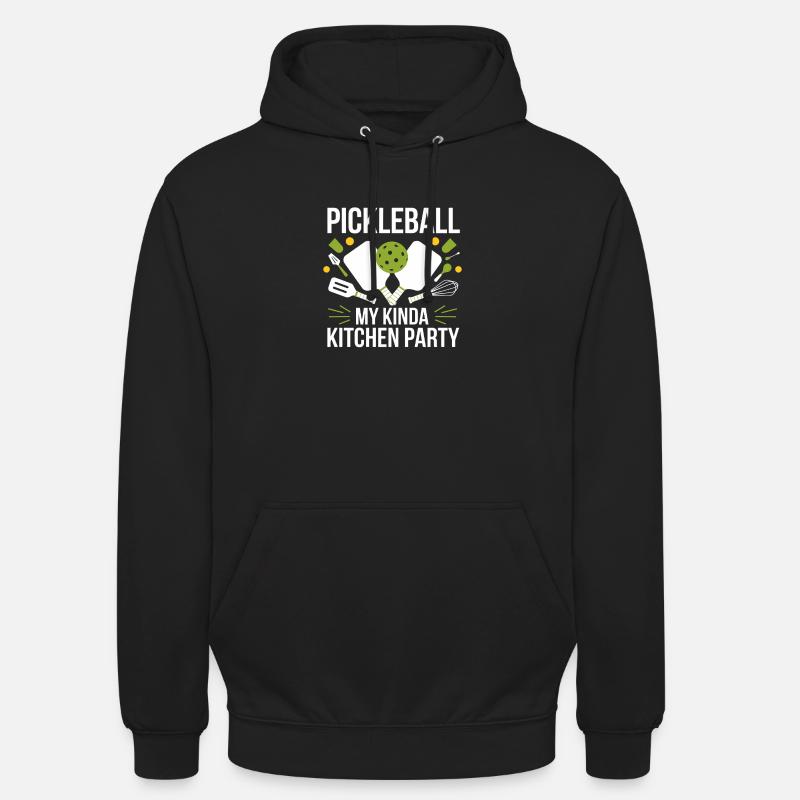 Pickleball My Kinda Kitchen Party - Unisex Hoodie - black