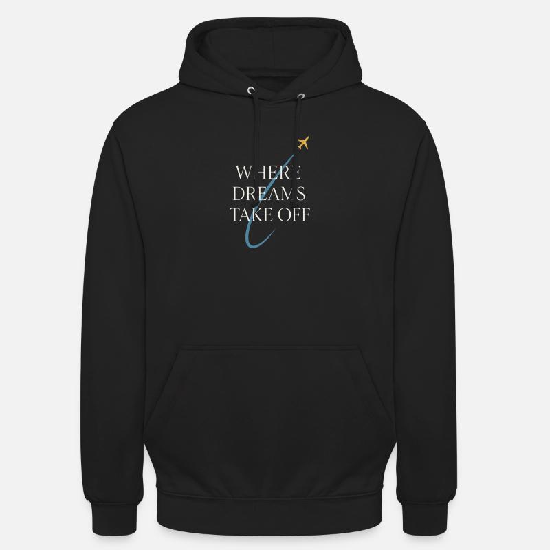 Fluglehrer Cfi Pilot Luftfahrtlehrer - Unisex Hoodie - Schwarz