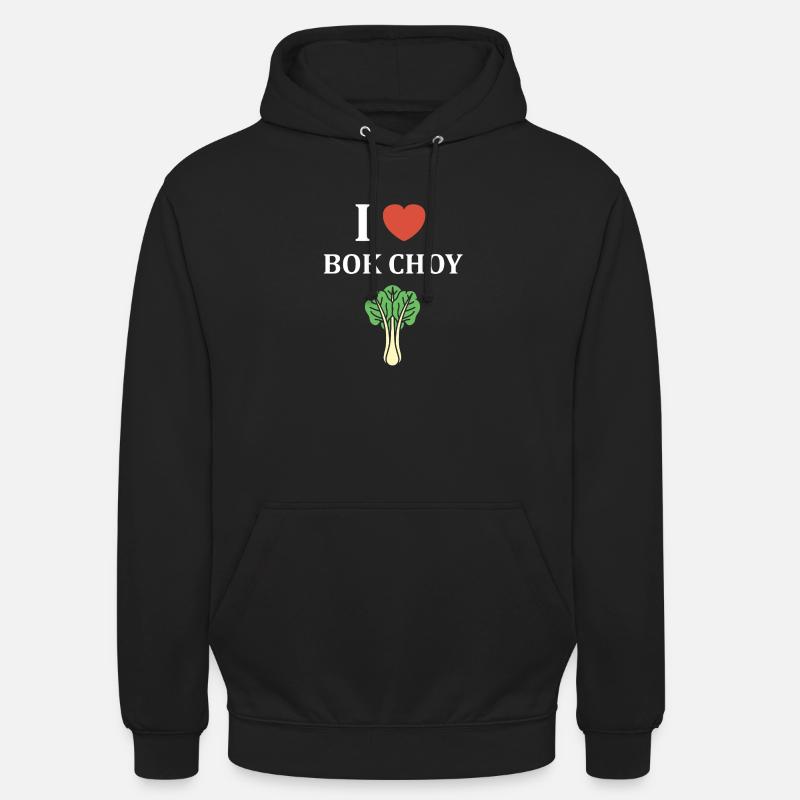 J Adore Bok Choy Grafik - Unisex Hoodie - Schwarz