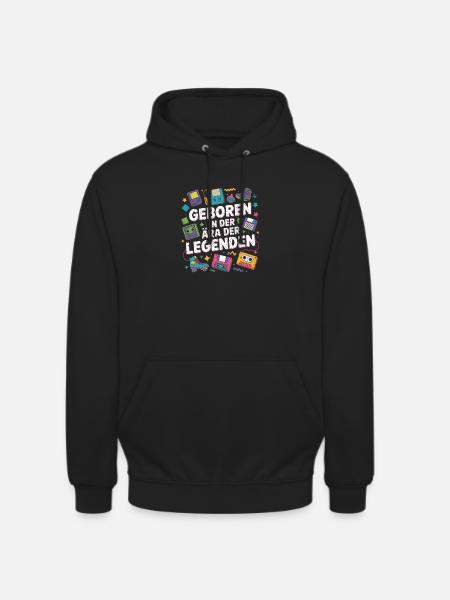 Retro Ära der Legenden - Unisex Hoodie - Schwarz