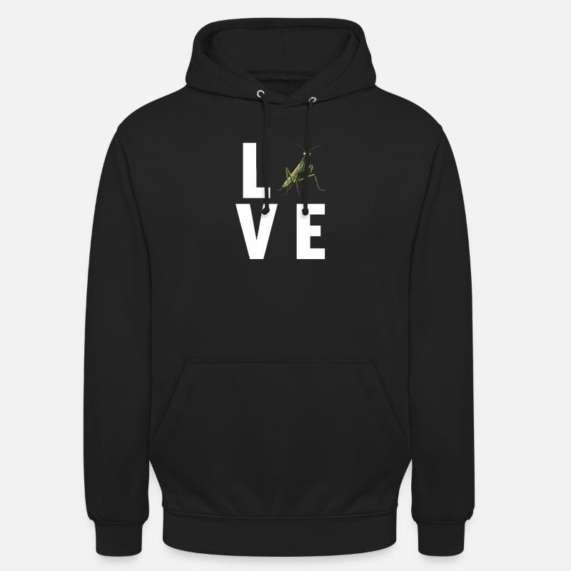 Gottesanbeterinnen Gottesanbeterin - Unisex Hoodie - Schwarz