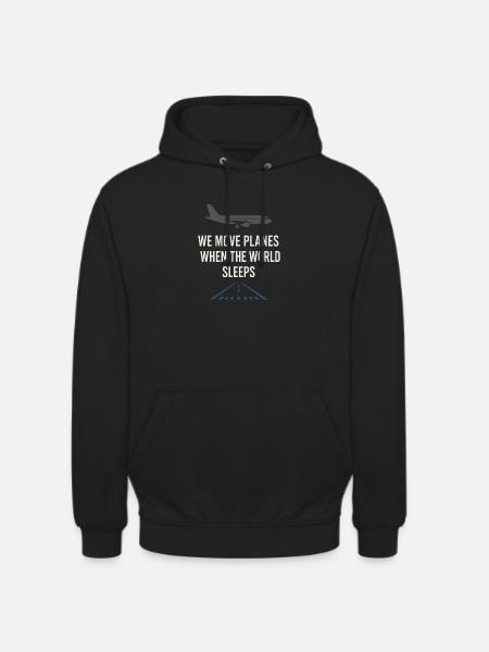 Nachtschichtrampe Des Bodenpersonals Am - Unisex Hoodie - Schwarz