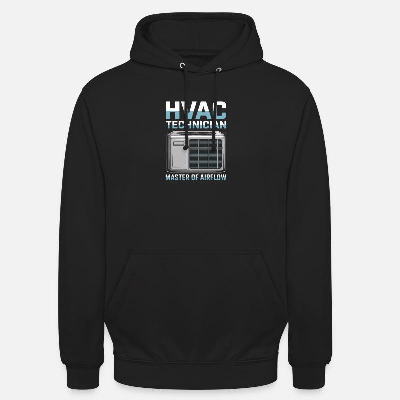 HVAC Techniker Kühltechnik Geschenk Männer Profis - Unisex Hoodie - Schwarz