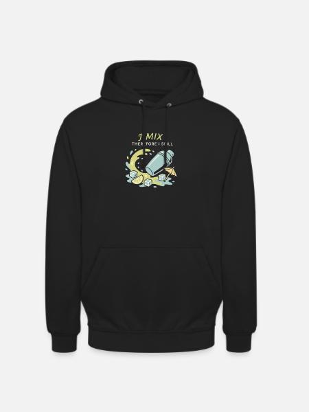Shaker Stuck Beginner Mixologist - Unisex Hoodie - black