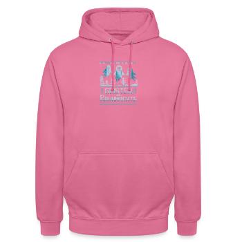 Geister Der Rauhnächte Winterlicher Geisterspaß - Unisex Hoodie - Pink - Vorne - Alina (178cm) & Michal (187cm)