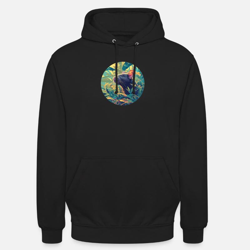 Ratten Ratte - Unisex Hoodie - Schwarz