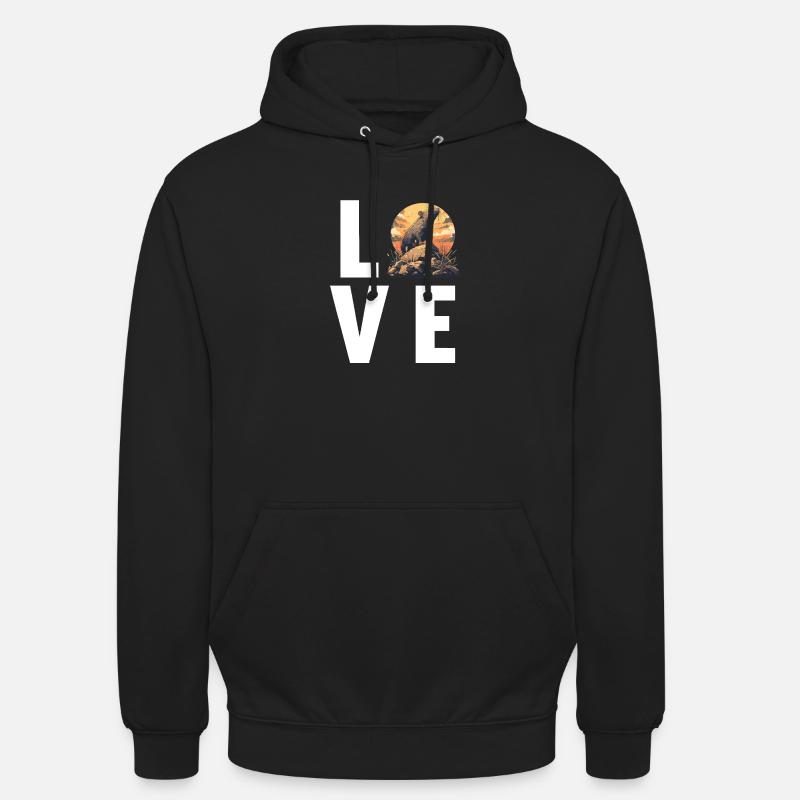 Ratten Ratte - Unisex Hoodie - Schwarz