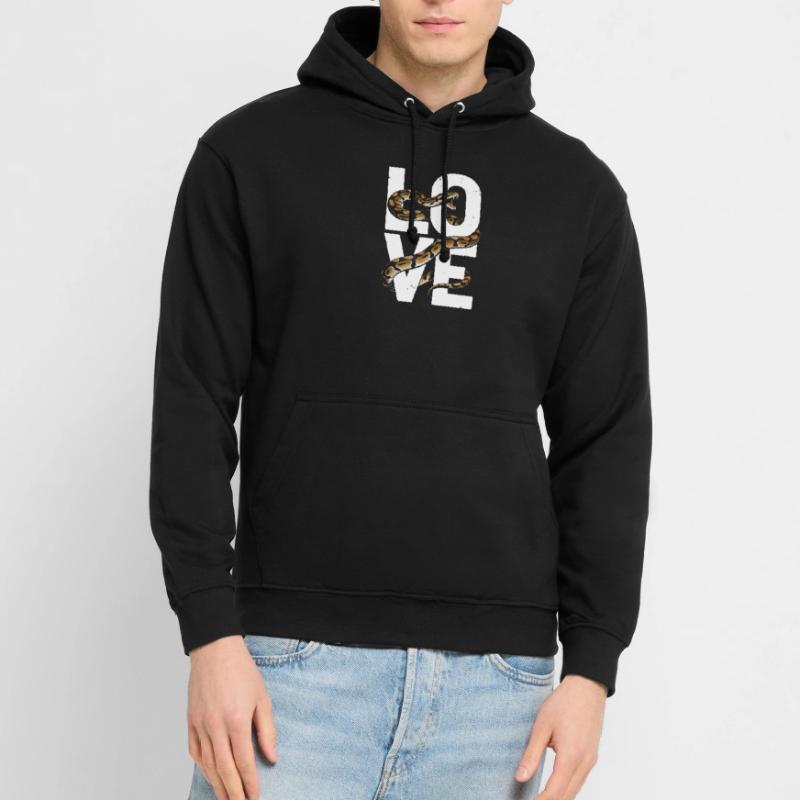 Königspython Schlangen LOVE Terrarium Python Unisex Hoodie