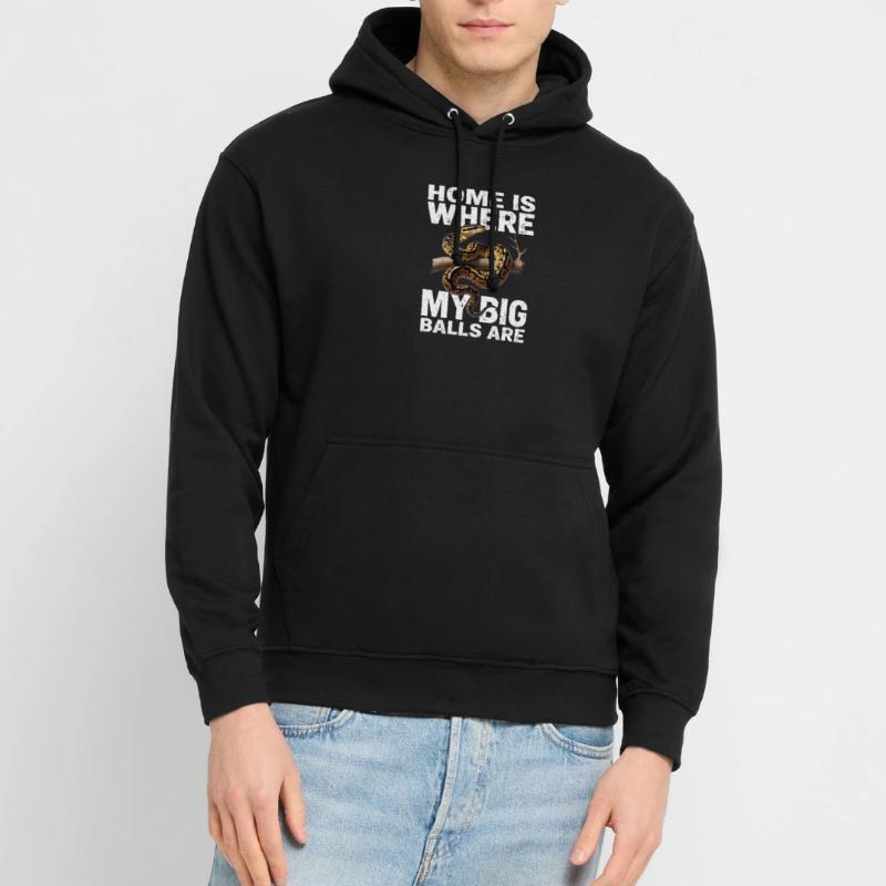 Python roi Serpents Amateurs de terrarium Python Sweat-shirt à capuche unisexe