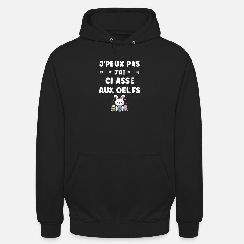 Eiersuche - Unisex Hoodie - Schwarz