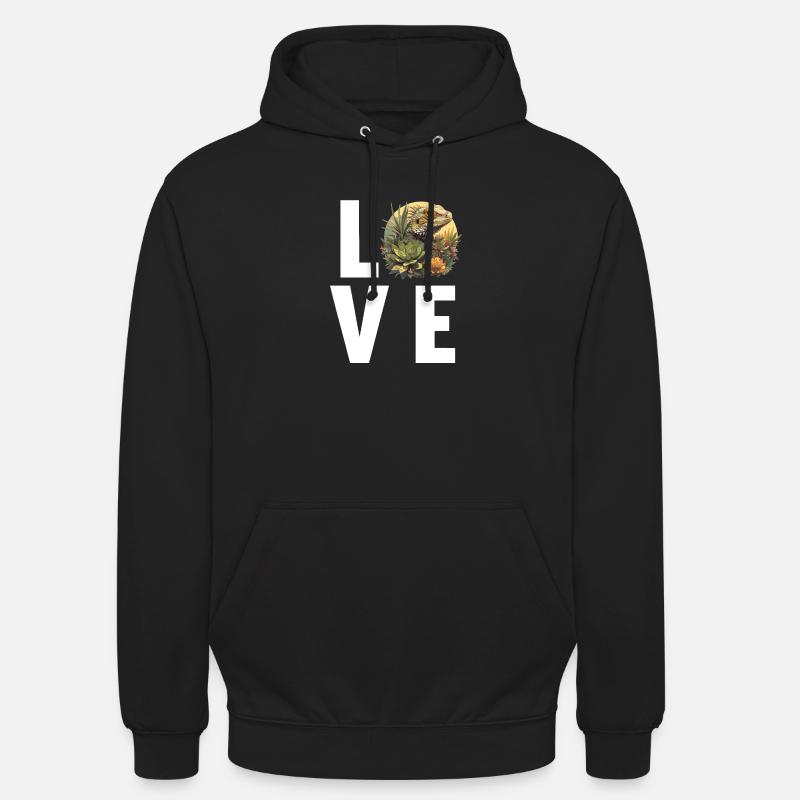 Eidechsen Eidechse - Unisex Hoodie - Schwarz