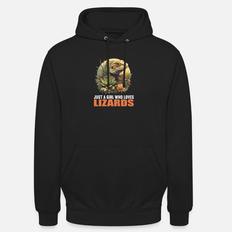 Eidechsen Eidechse - Unisex Hoodie - Schwarz