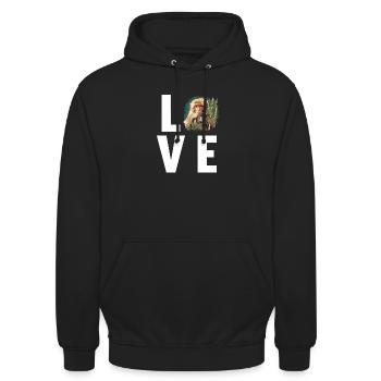 Macaque Macaque - Unisex Hoodie - black - Front - Alina (178cm) & Michal (187cm)