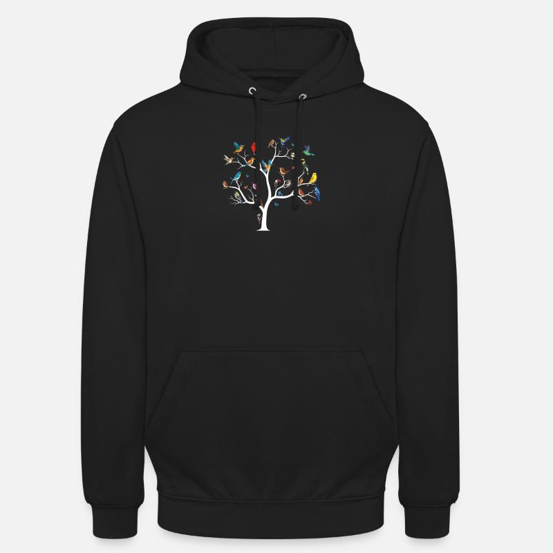 Bird Watching Birding Bird Watcher Vogel-Nerd - Unisex Hoodie - Schwarz