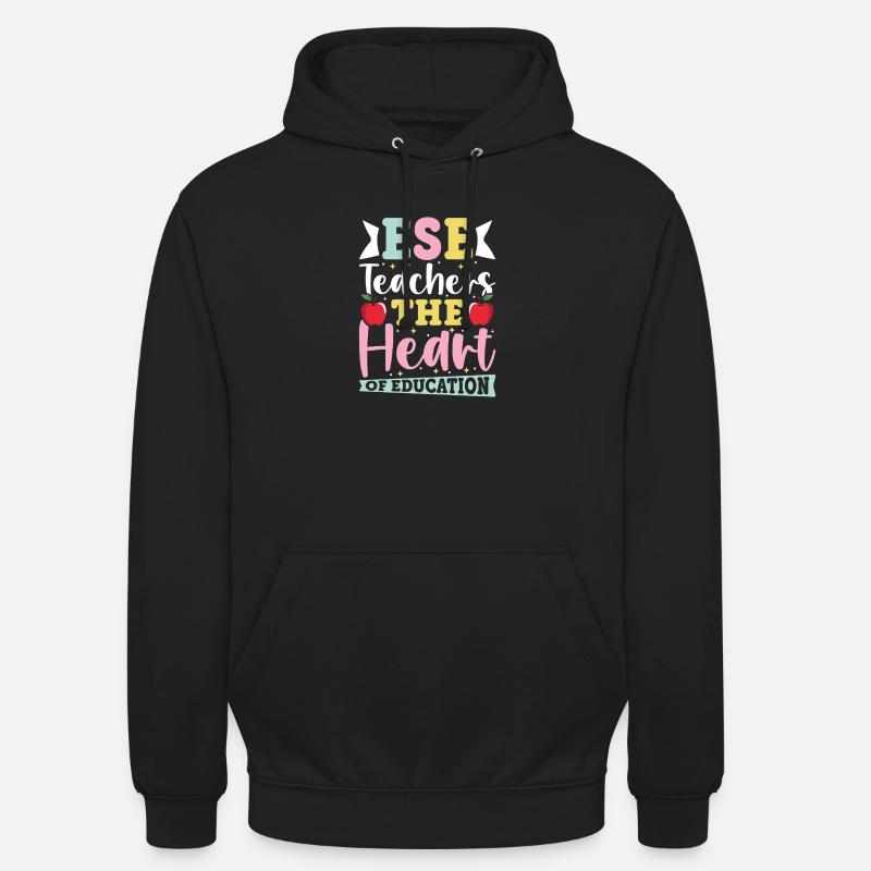 Cadeaux pour les enseignants ESE - Sweat-shirt à capuche unisexe - noir