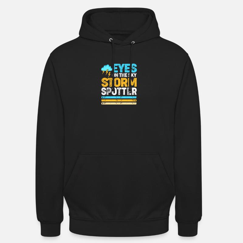 Météorologue Météorologue Météo - Sweat-shirt à capuche unisexe - noir