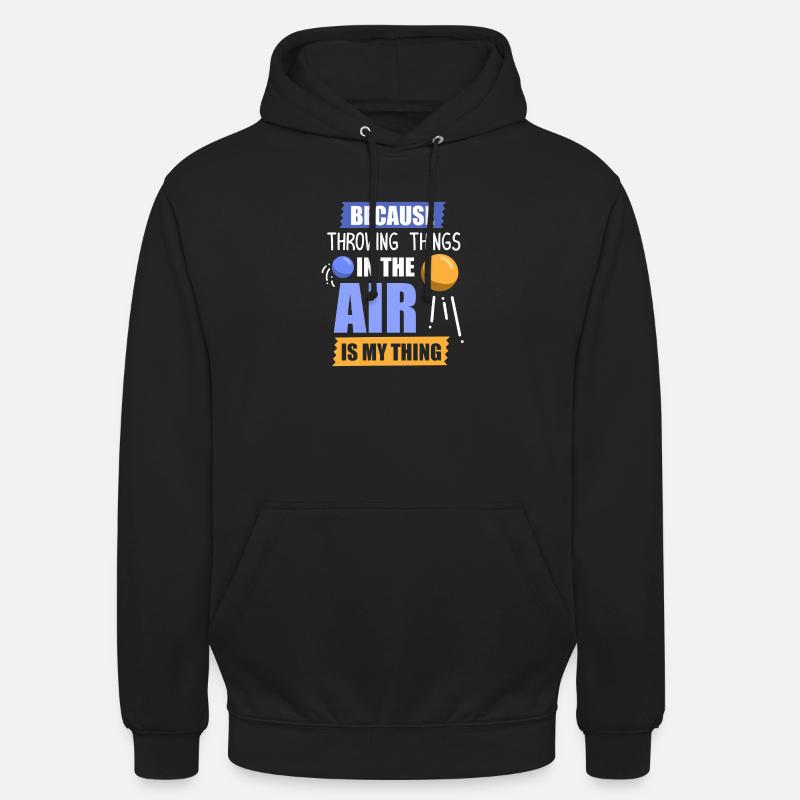 Diskuswurf Diskuswerfen Diskus diskuswerfer - Unisex Hoodie - Schwarz