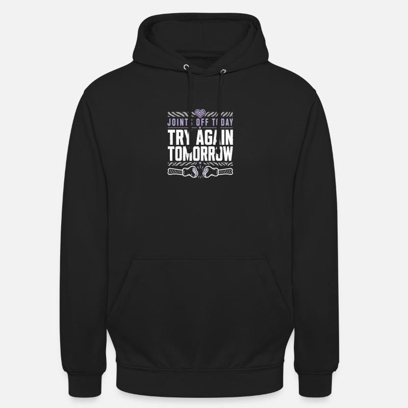 Eds Conscience Ehlers-danlos Guerrier Zèbre - Sweat-shirt à capuche unisexe - noir