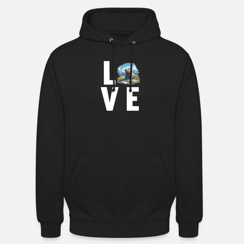 Marmots Groundhog - Unisex Hoodie - black