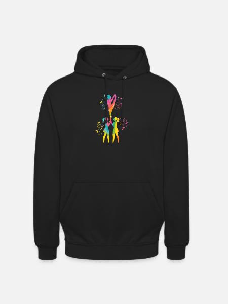 Cheerleader Cheer Mom Cheerleading - Unisex Hoodie - black