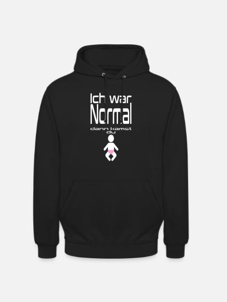 Lustiger Spruch Mädchen Baby Grafik - Unisex Hoodie - Schwarz