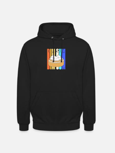Dim sum - Sweat-shirt à capuche unisexe - noir