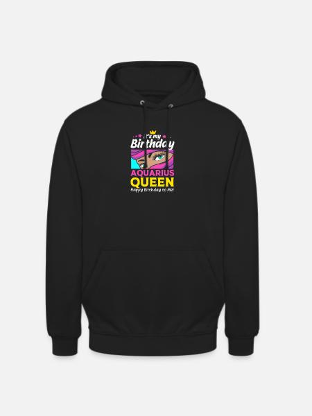Sternzeichen Wassermann - Unisex Hoodie - Schwarz