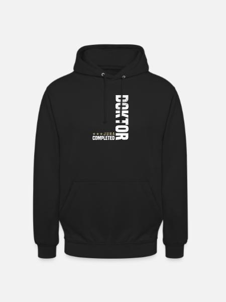 Jura Doktor Abschluss - Unisex Hoodie - Schwarz