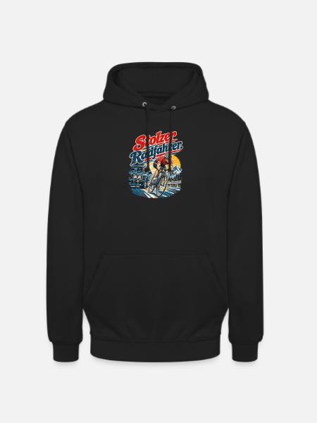 Stolzer Radfahrer Geschenkidee - Unisex Hoodie - Schwarz