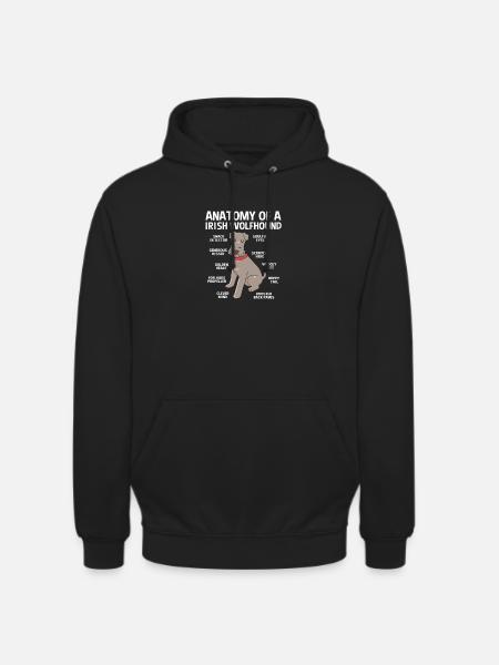 Irischer Wolfshund - Unisex Hoodie - Schwarz