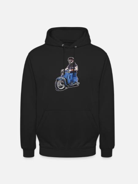 2Takt Ostalb Simson Skull - Unisex Hoodie - black